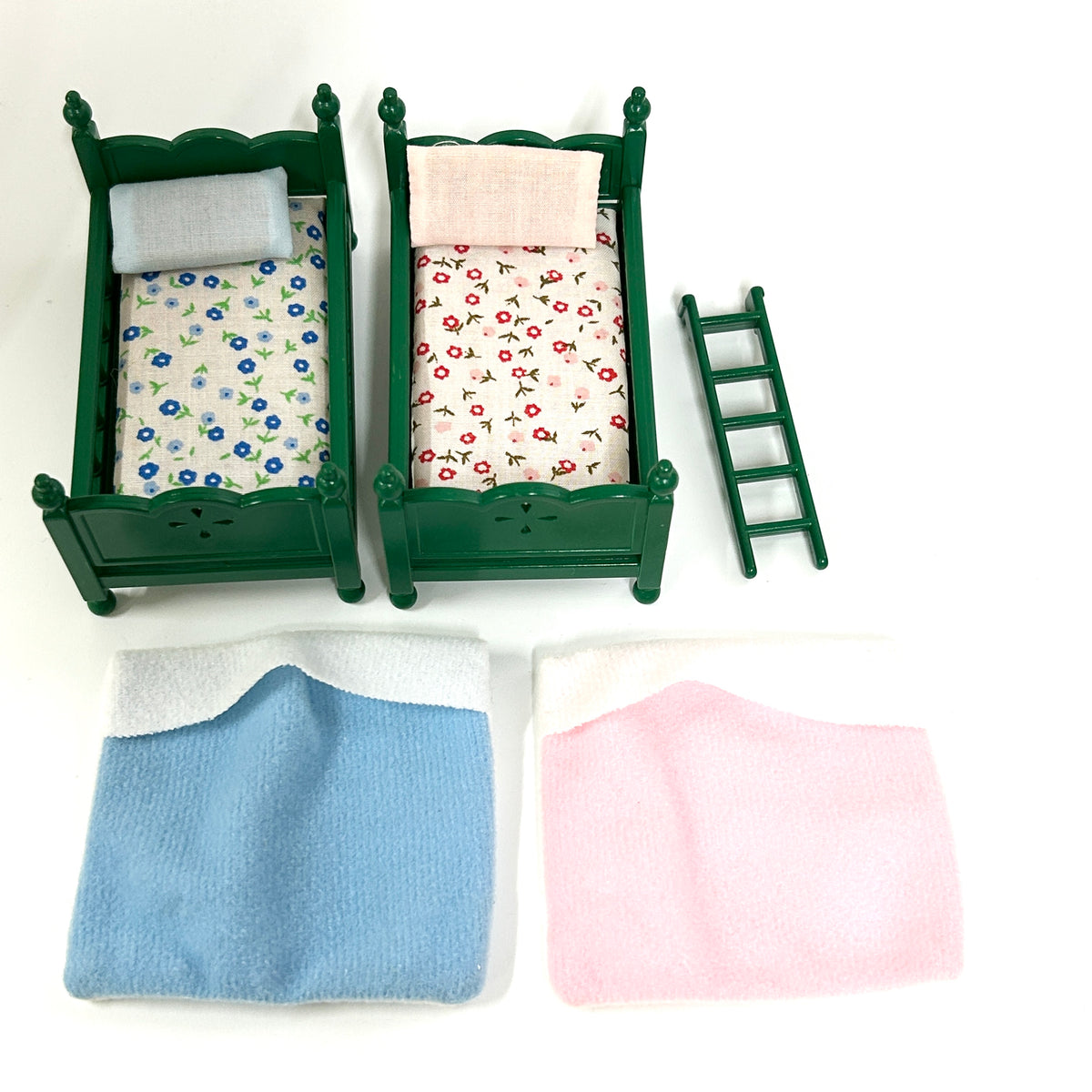 [used] Green Bunk Bed Sylvanian Families Calico Critters