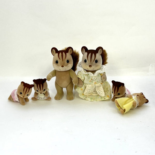 [Used] SQUIRREL FAMILY Japan Sylvanian Families