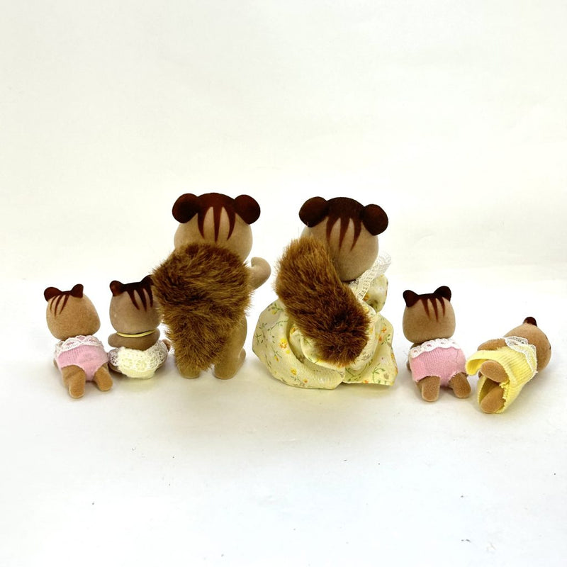 [Used] SQUIRREL FAMILY Japan Sylvanian Families