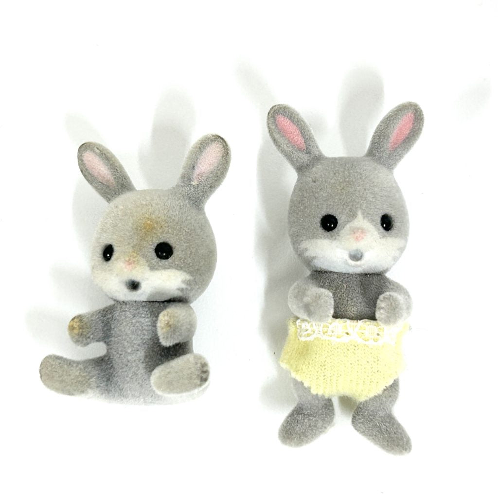 [used] Cottontail Rabbit Babies Sylvanian Families Calico Critters