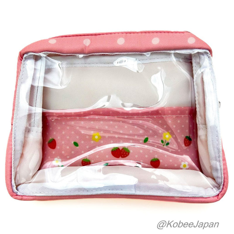 STRAWBERRY BABIES POUCH PINK Calico Clitters Epoch Japan Sylvanian Families