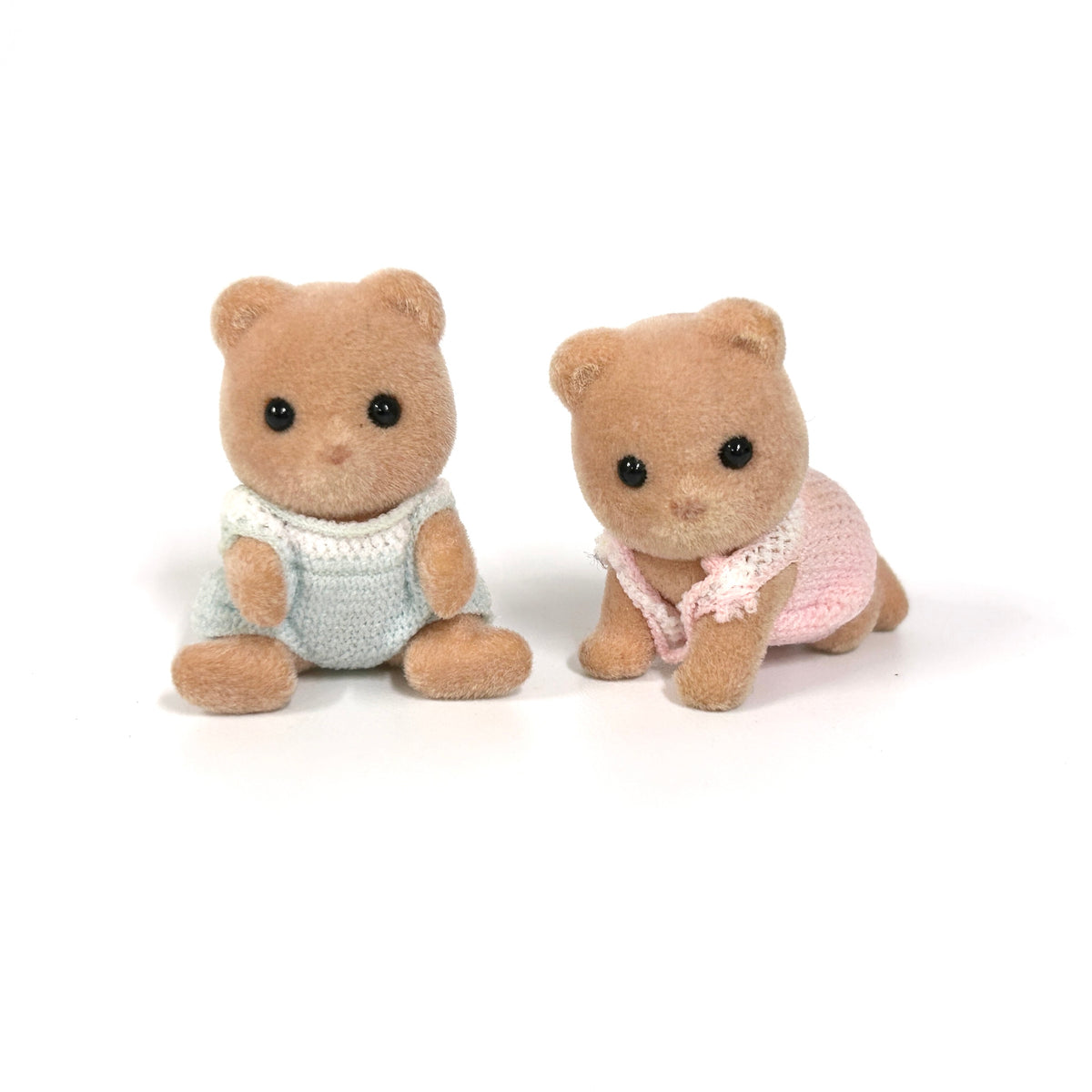 [used] Bear Baby Twins Sylvanian Families Calico Critters