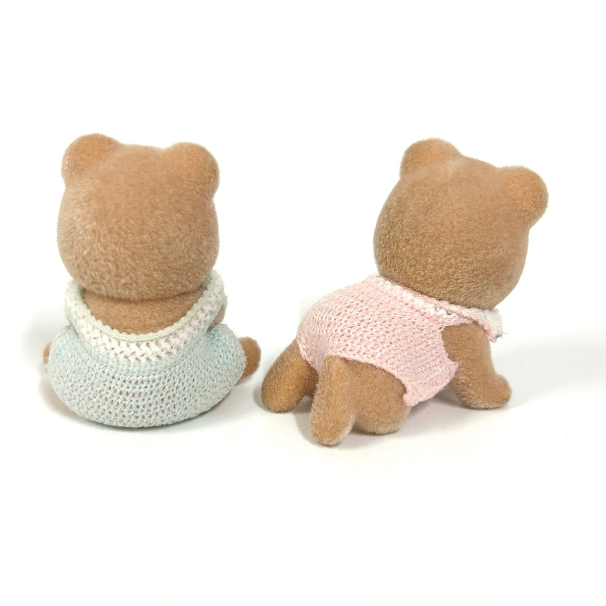 [used] Bear Baby Twins Sylvanian Families Calico Critters