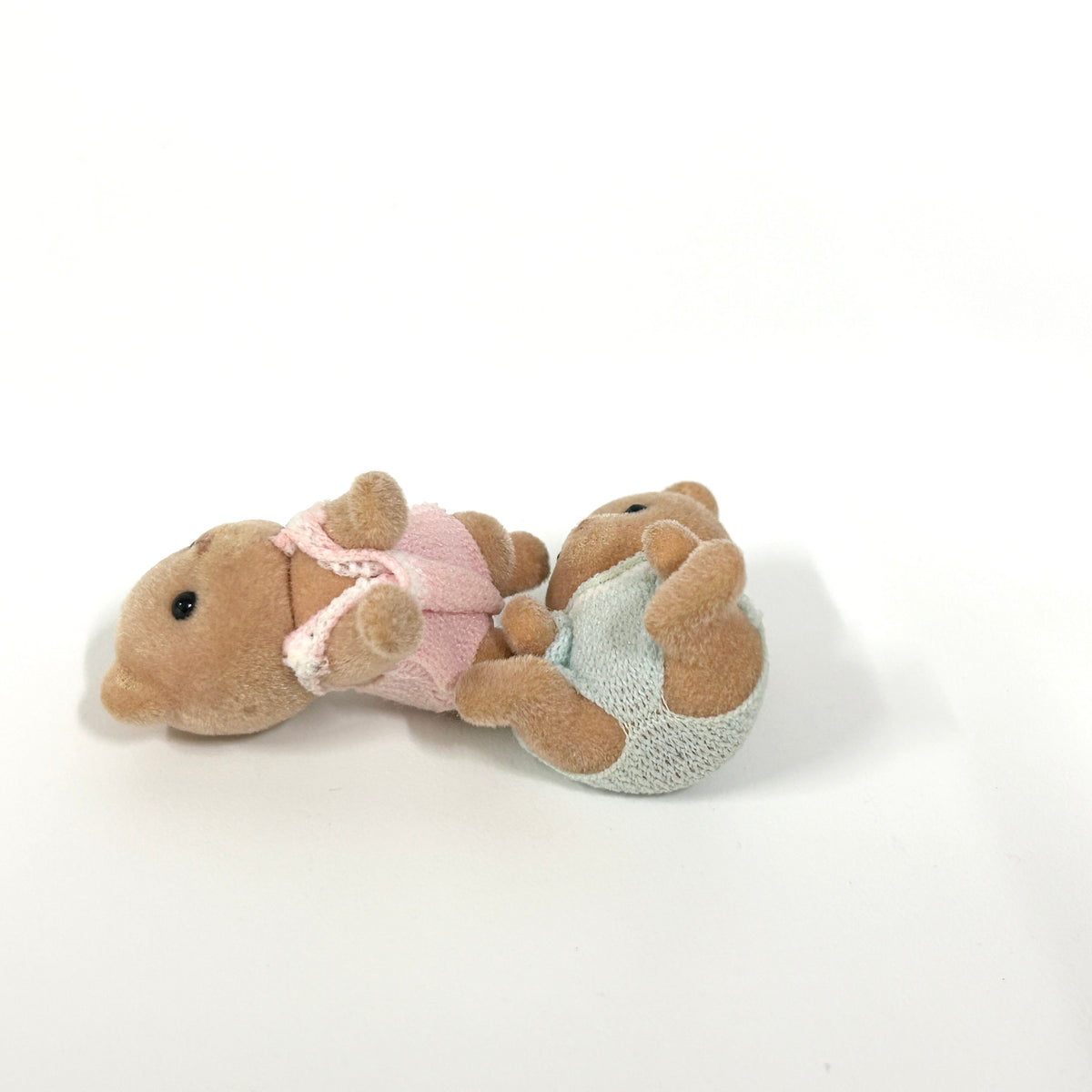[used] Bear Baby Twins Sylvanian Families Calico Critters