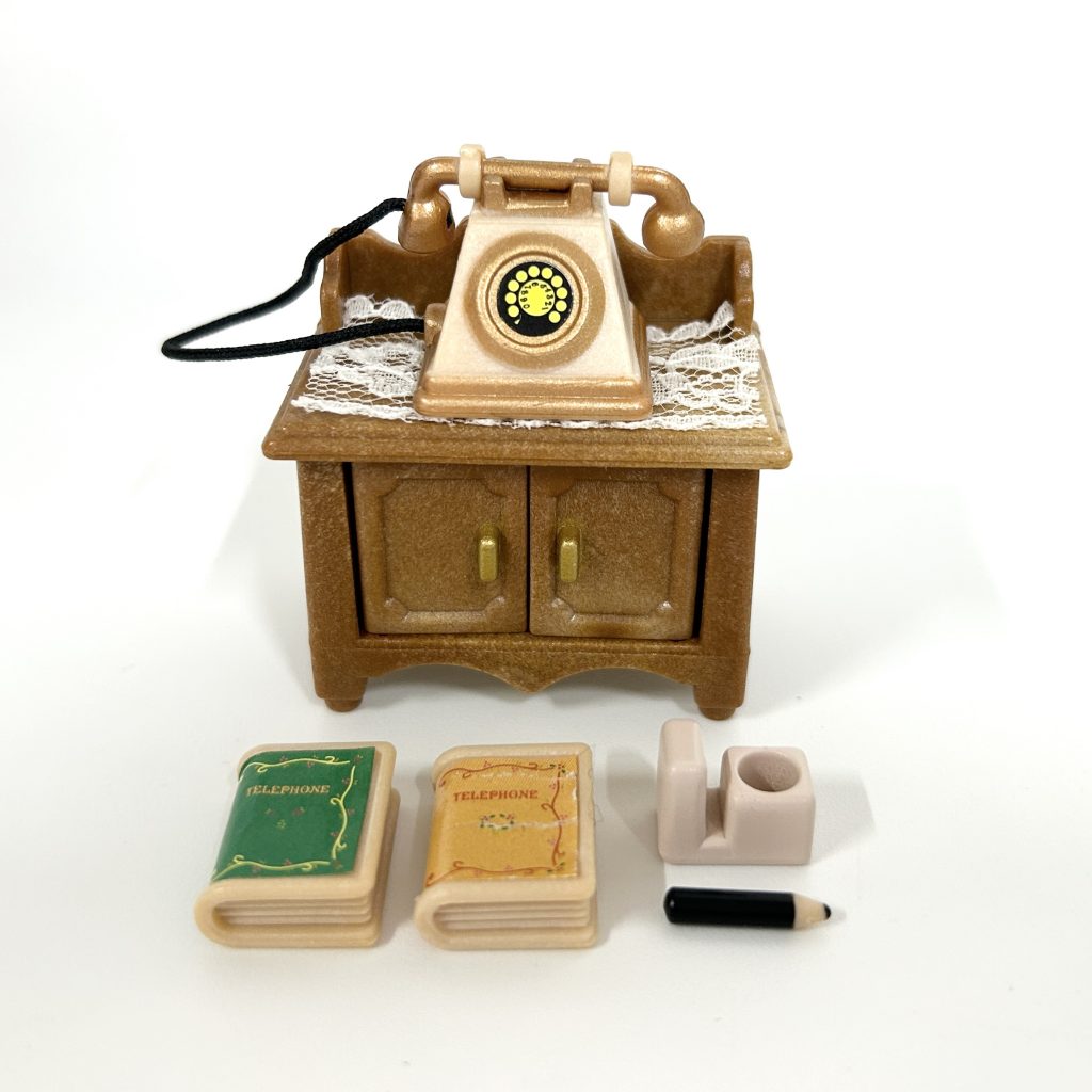 [used] Retro Telephone Set KA-501 Sylvanian Families Calico Critters