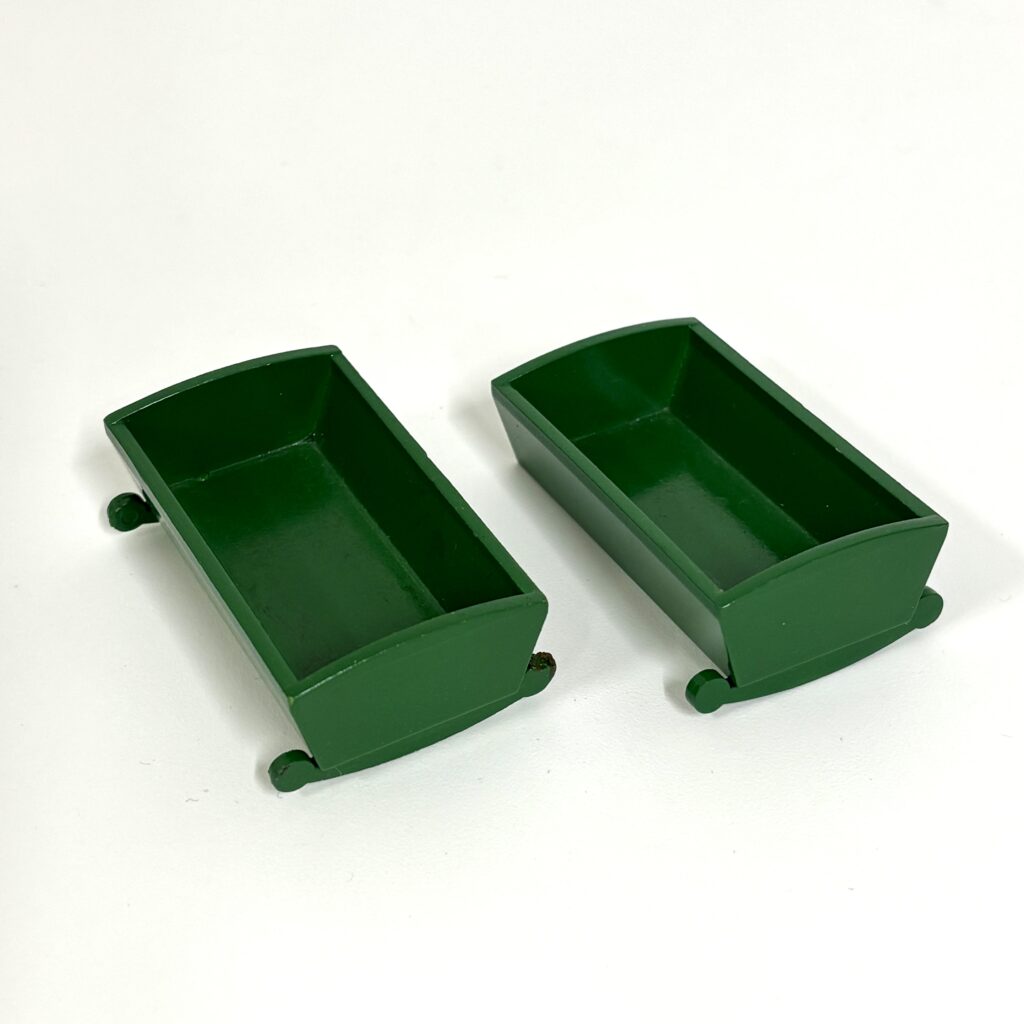 [used] VIntage Green Cradles Sylvanian Families Calico Critters