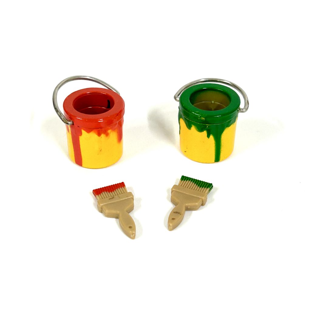 [used] Paint and Brush Set Sylvanian Families Calico Critters