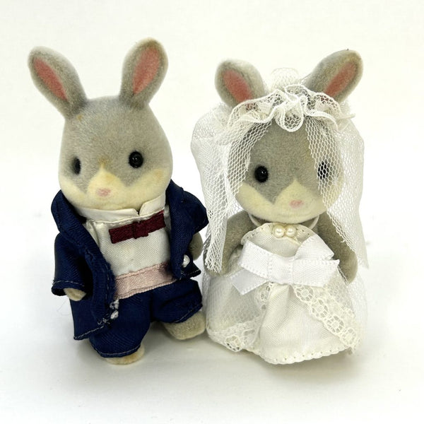 [Used] COTTONTAIL RABBIT WEDDING PAIR Japan Sylvanian Families