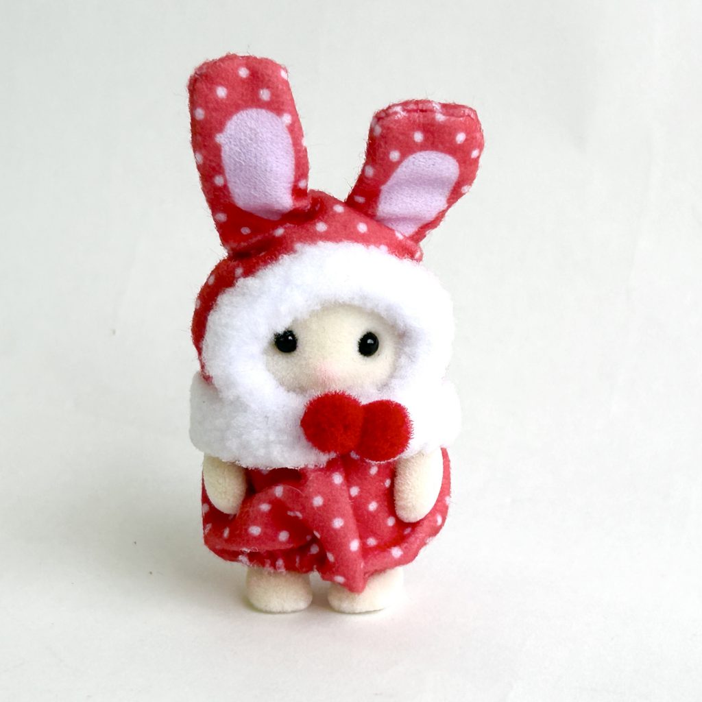 Baby Colorful Rabbit Costume Red Chocolate Rabbit 2025 Sylvanian Families Calico Critters