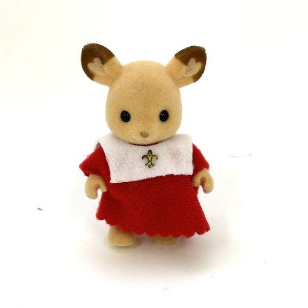 [Used] DEER GIRL IN RED DRESS Japan Sylvanian Families