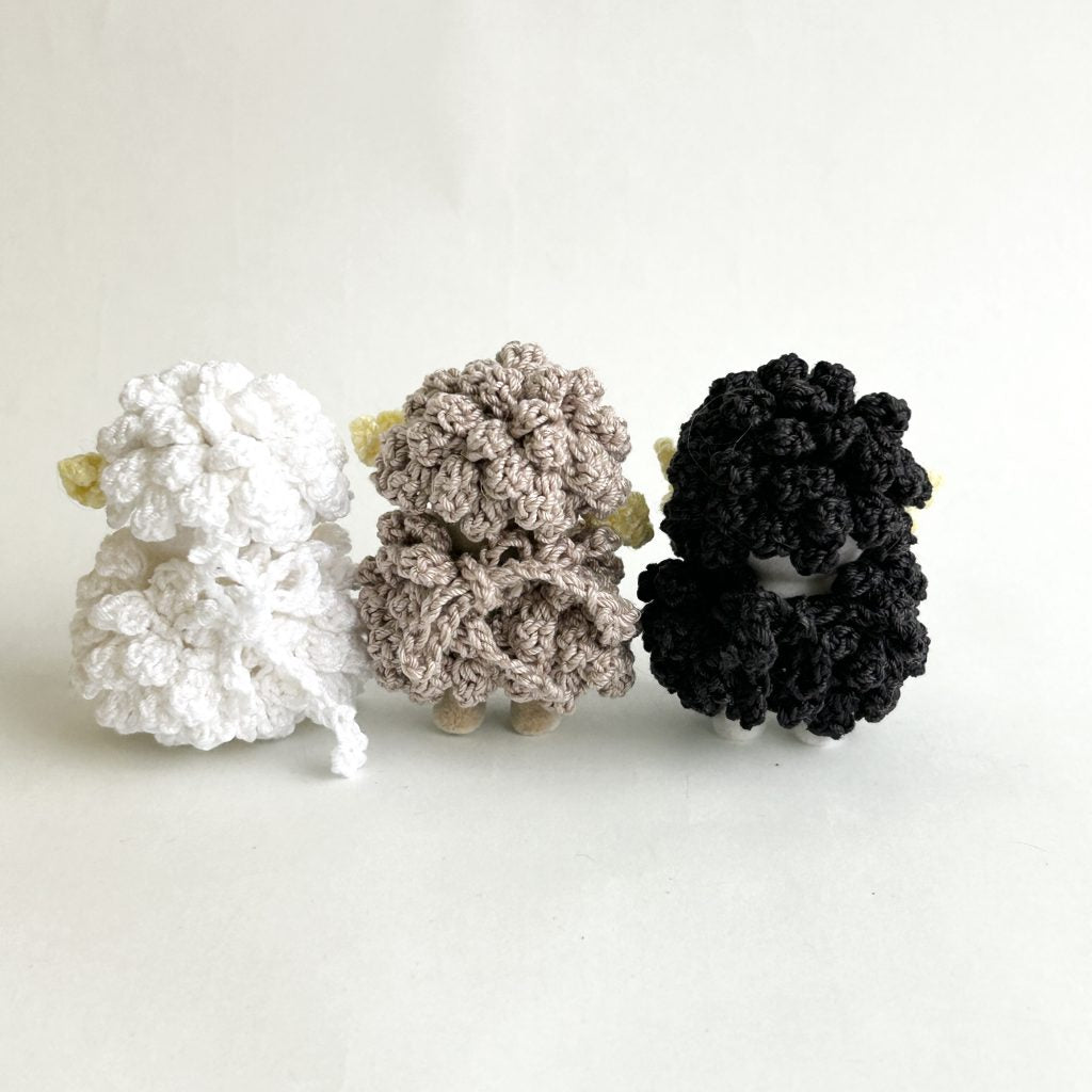 Crocheted Sheep Costume Set Handmade