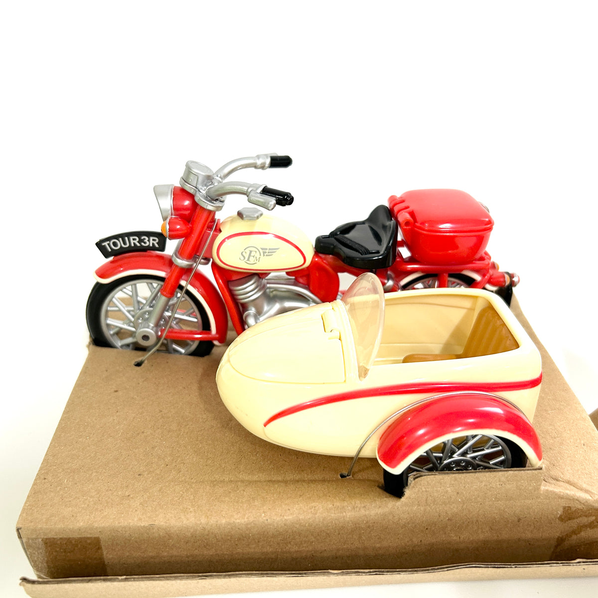 [used] Motorcycle And Sidecar Flair 4511F Sylvanian Families Calico Critters