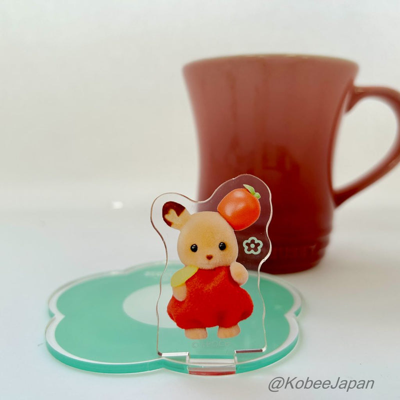 ACRYLIC STAND COASTER DEER BABY Calico Clitters Epoch Japan Sylvanian Families