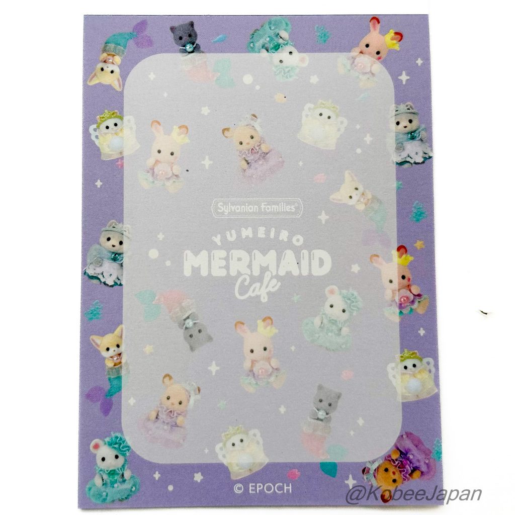 Yumeiro Mermaid Café Note Pad Fennec Fox Baby Sylvanian Families Calico Critters