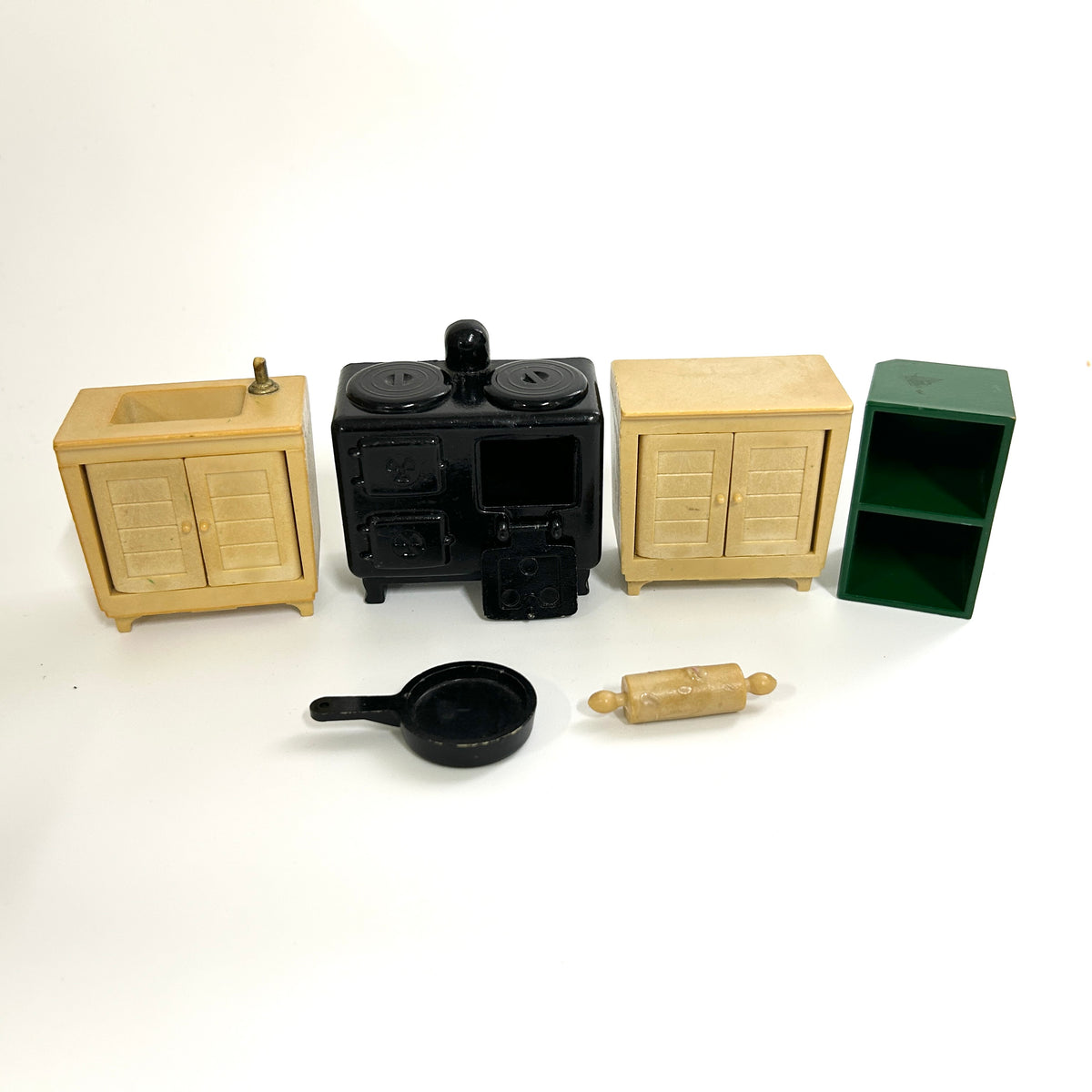 [used] Vintage Kitchen Set 1985 KA-10 Sylvanian Families Calico Critters