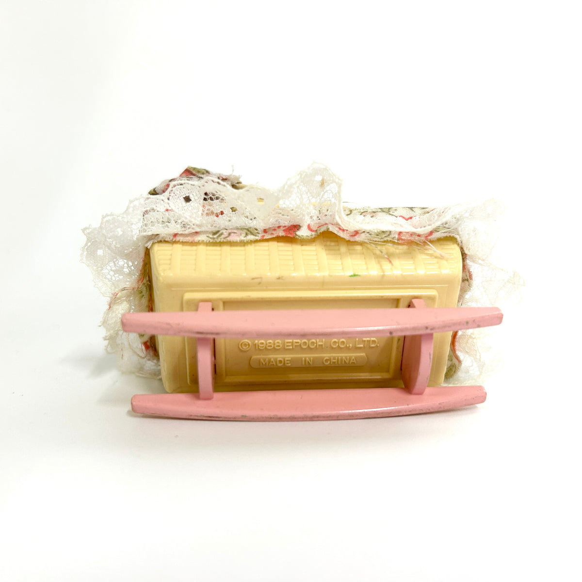 [used] Vintage Urban Life Pink Cradle 1988 A-15 Sylvanian Families Calico Critters