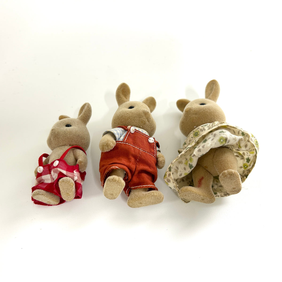 [used] Ivory Rabbit Family Sylvanian Families Calico Critters