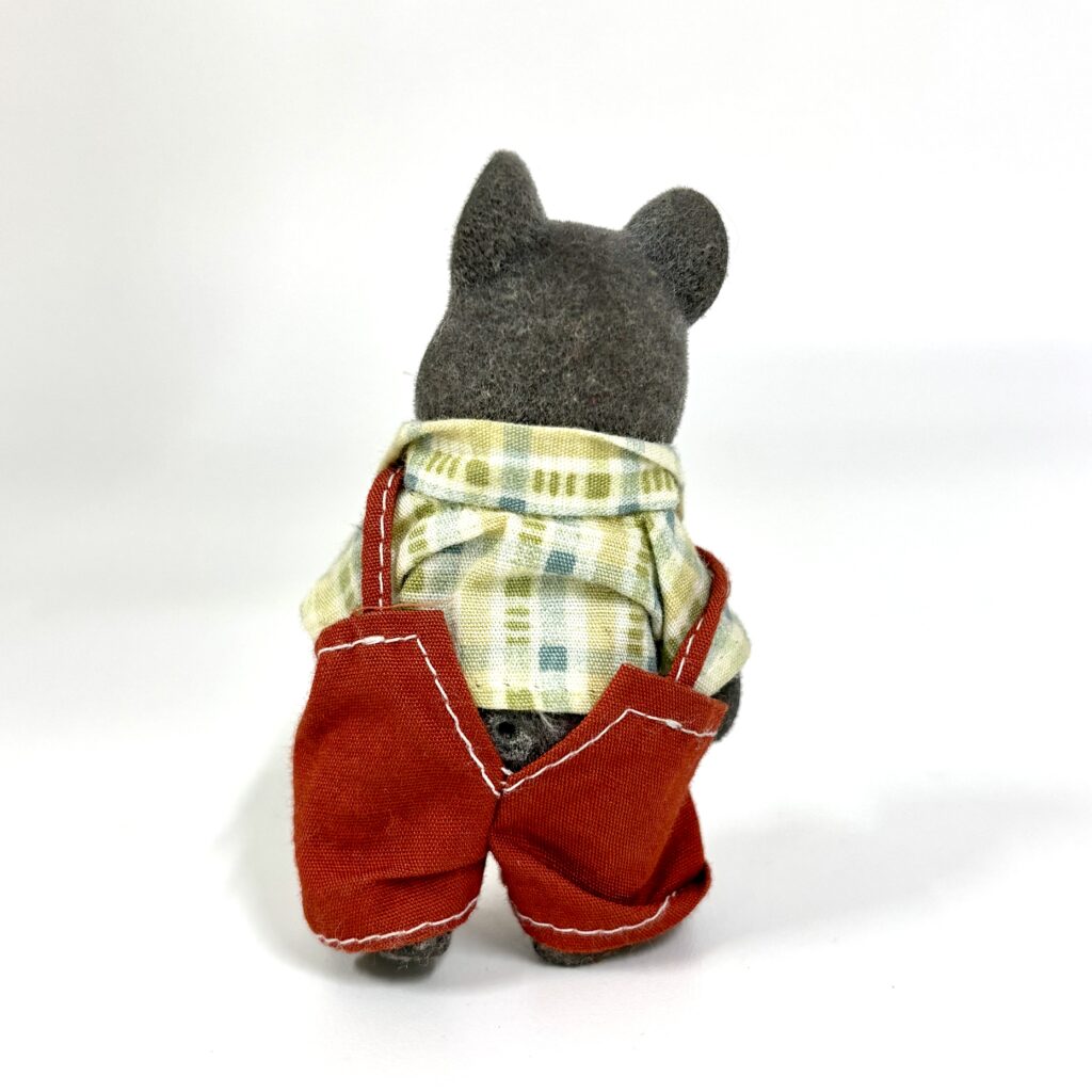 [used] VIntage Mouse Boy Sylvanian Families Calico Critters