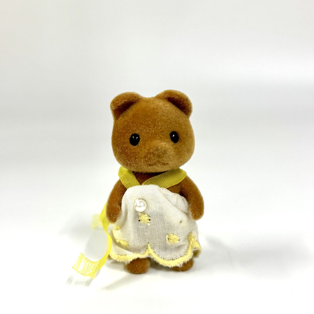 [used] Vintage Brown Dog Baby Sylvanian Families Calico Critters