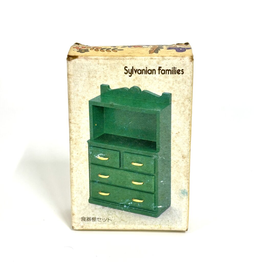 [used] Vintage Green Cupboard Sylvanian Families Calico Critters