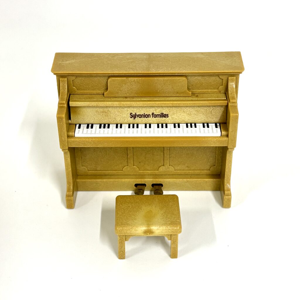 [used] Vintage Piano Set Sylvanian Families Calico Critters