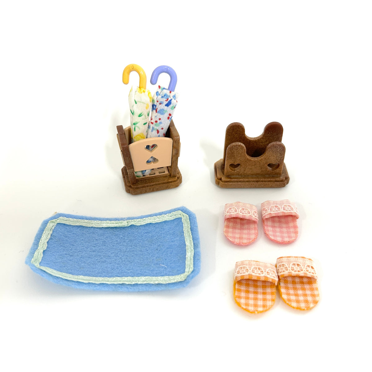 [used] Slippers Umbrella Stand Set KA-510 Sylvanian Families Calico Critters