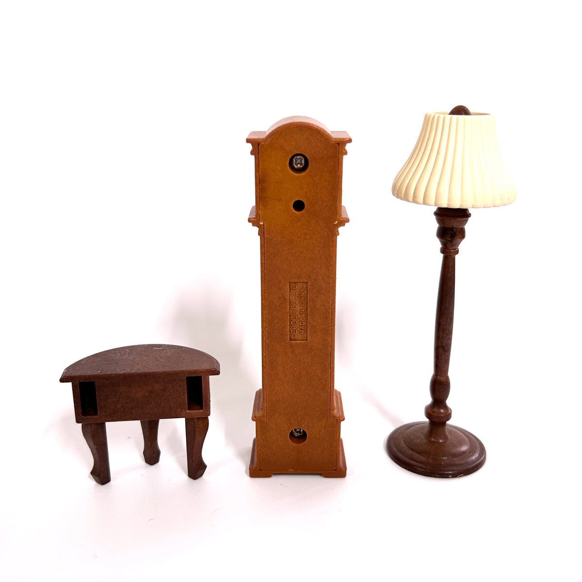 [used] Clock And Floor Lamp Set 2003 KA-511 Sylvanian Families Calico Critters