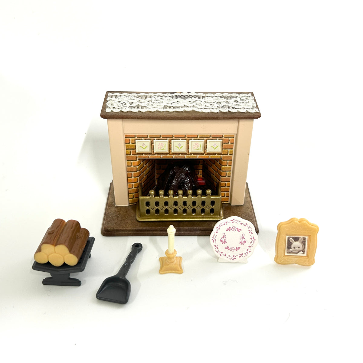 [used] Fireplace Set ka-505 Sylvanian Families Calico Critters