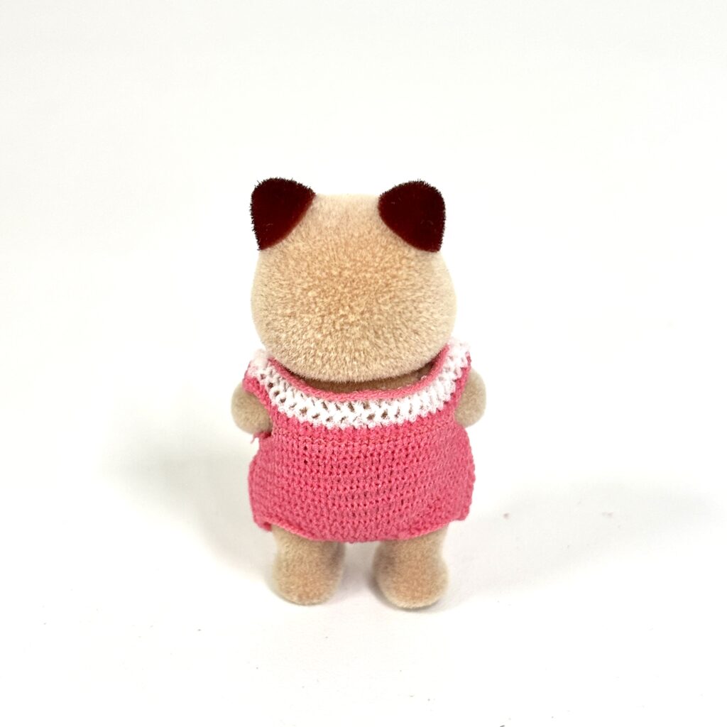 [used] Vintage Raccoon Baby 1995 A-15 Sylvanian Families Calico Critters
