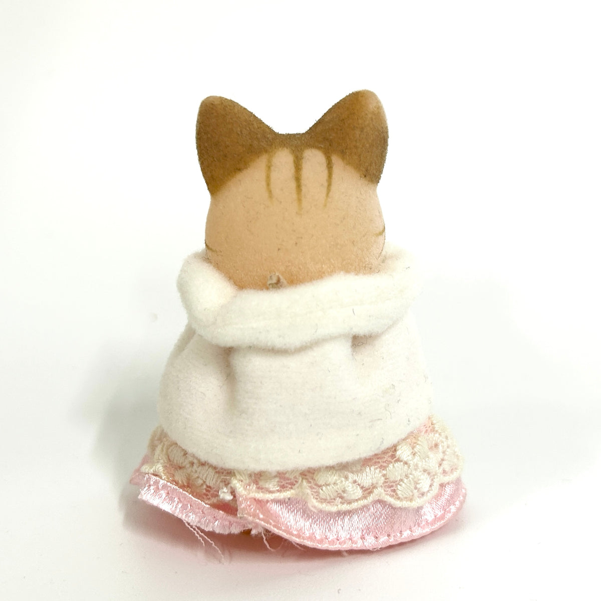[used] Pink Striped Cat Girl NI-44 Sylvanian Families Calico Critters