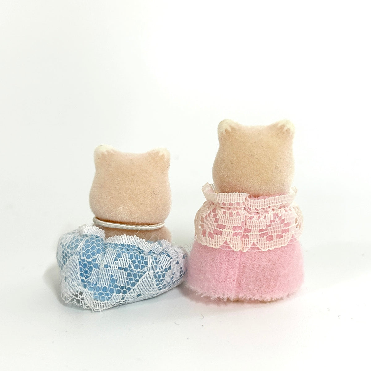 [used] Pink Fox Baby Twins Fan Club 2002 Sylvanian Families Calico Critters
