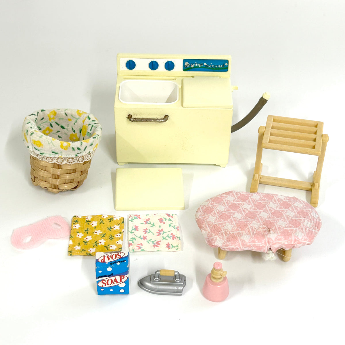 [used] Vintage Washing Machine Set 1997 KA-80 Sylvanian Families Calico Critters