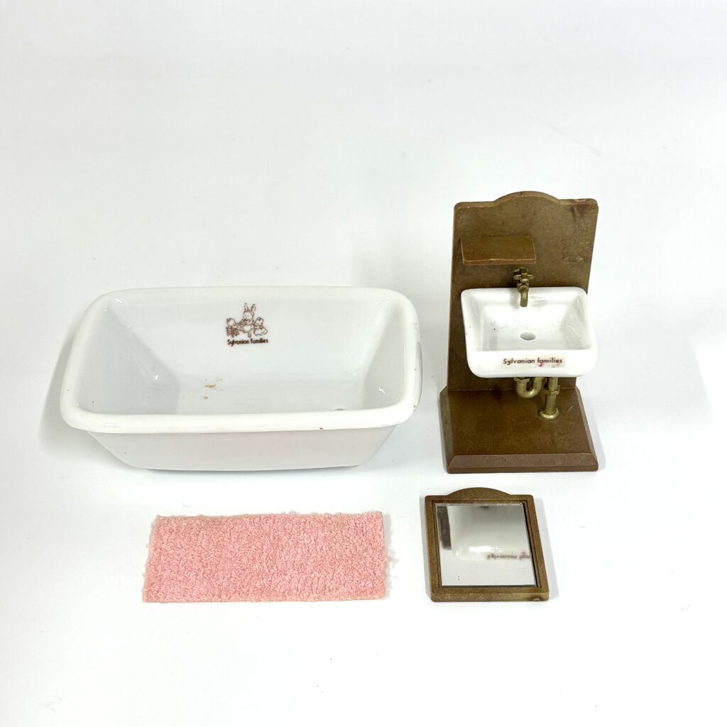 [used] Bathroom Set Sylvanian Families Calico Critters