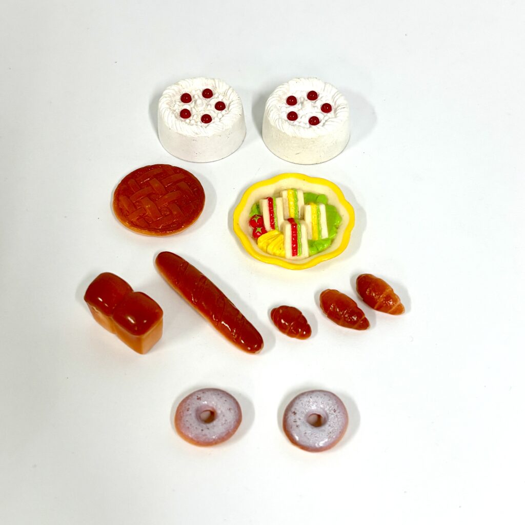[used] Cake and Bread Set Sylvanian Families Calico Critters