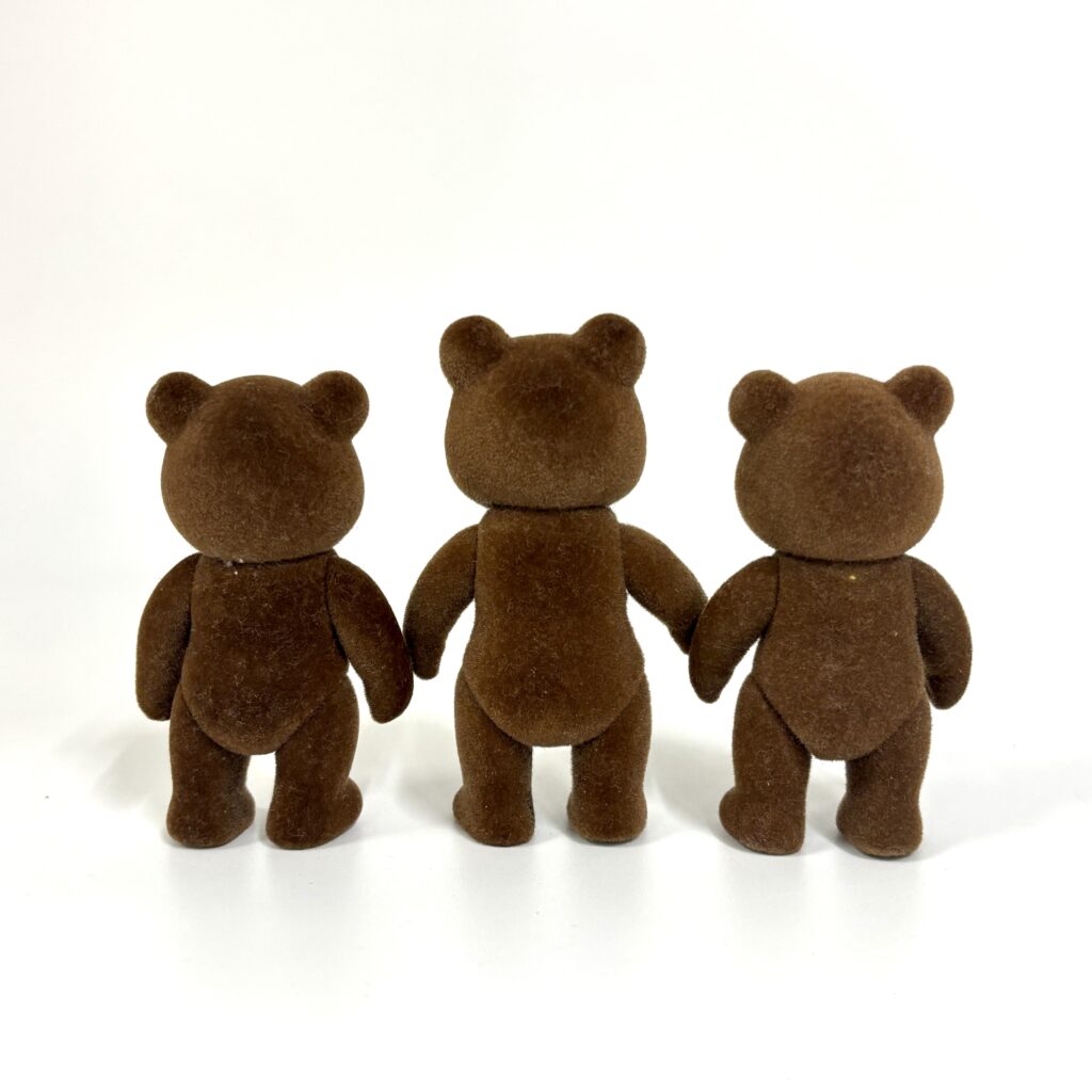 [used] Vintage Brown Bear Boy and Girls Sylvanian Families Calico Critters