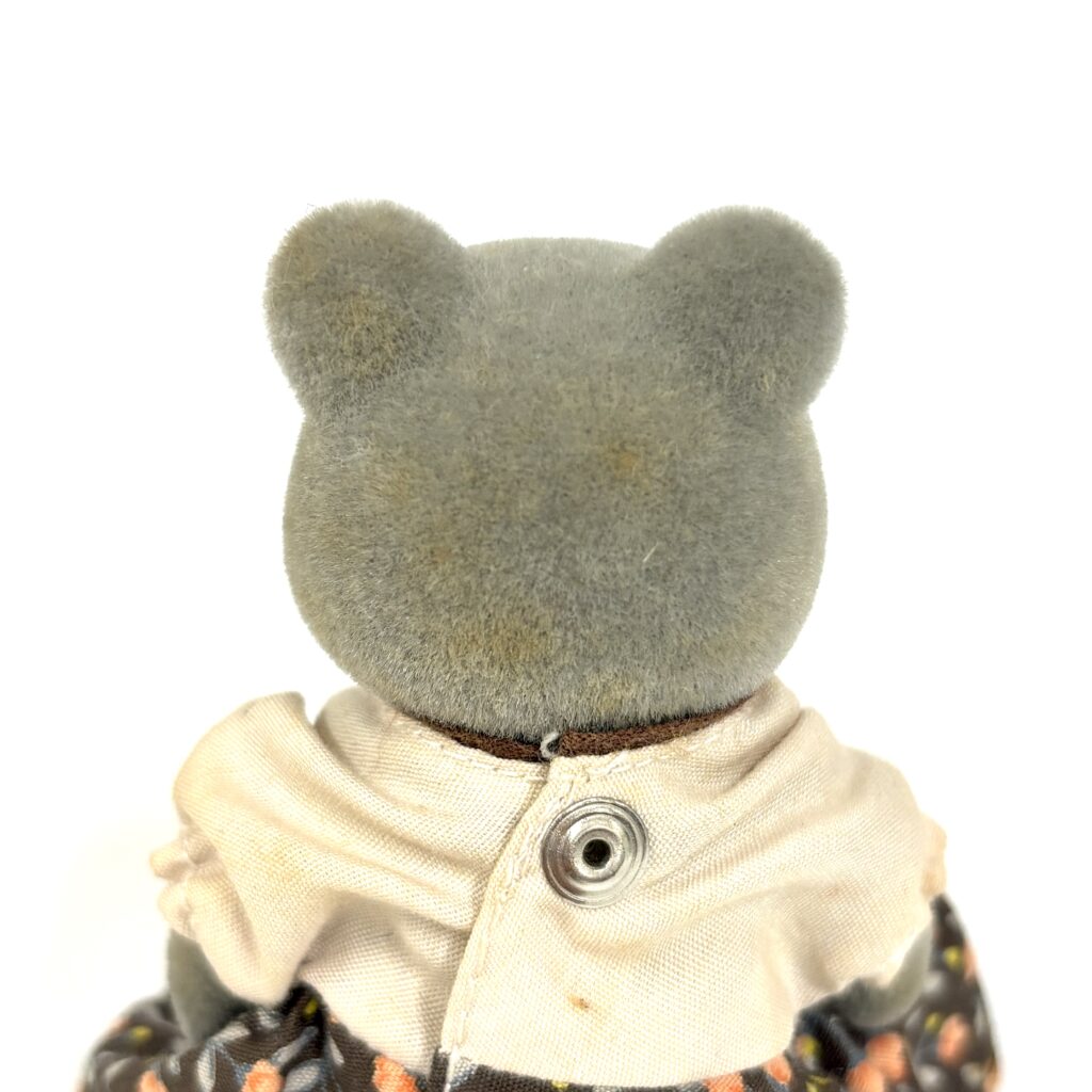 [used] Vintage Gray Bear Mother Sylvanian Families Calico Critters