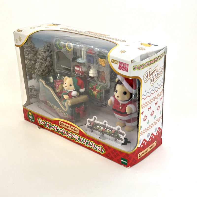 [Used] LION SANTA'S CHRISTMAS SET SE-206 Japan Sylvanian Families