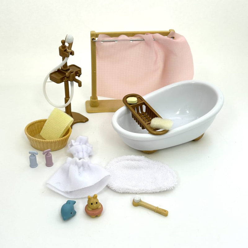 [Used] BATH & SHOWER SET 5022 EU Epoch Sylvanian Families