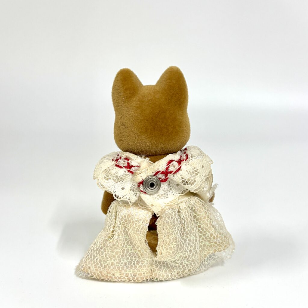 [used] Vintage Brown Dog Girl Sylvanian Families Calico Critters