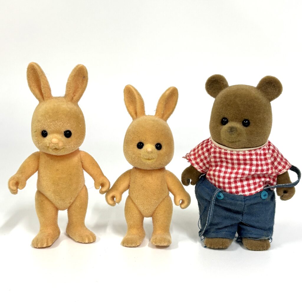 [used] Vintage Rabbit and Bear Doll Maple Town