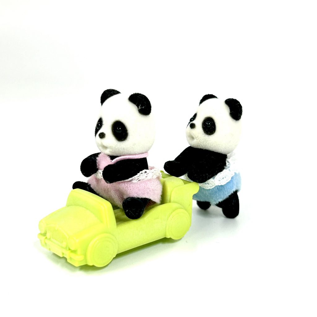 [used] Wild Panda Twins Sylvanian Families Calico Critters