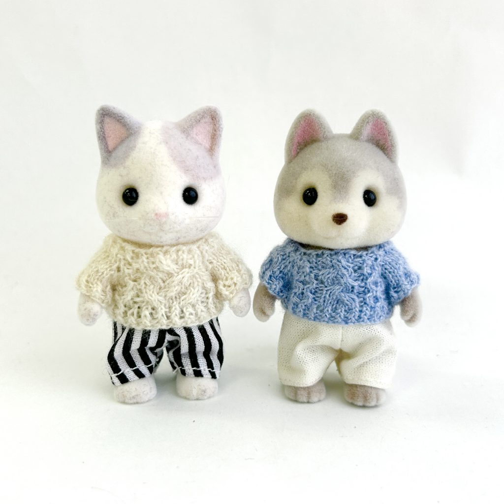 Knitted Sweater and Pants Set Handmade