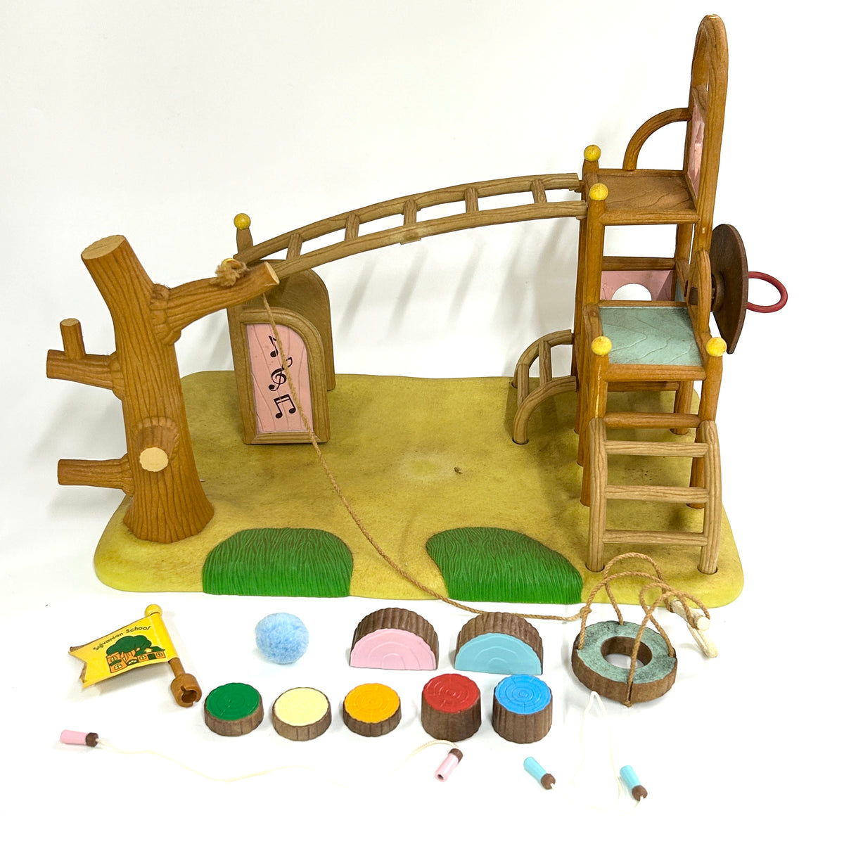 [used] Vintage School Playground Set 1998 S-05 Sylvanian Families Calico Critters