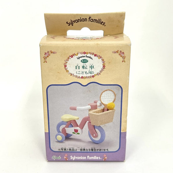 [Used] BICYCLE FOR KIDS WITH A RACKET and A BALL KA-117 Calico Epoch Sylvanian Families