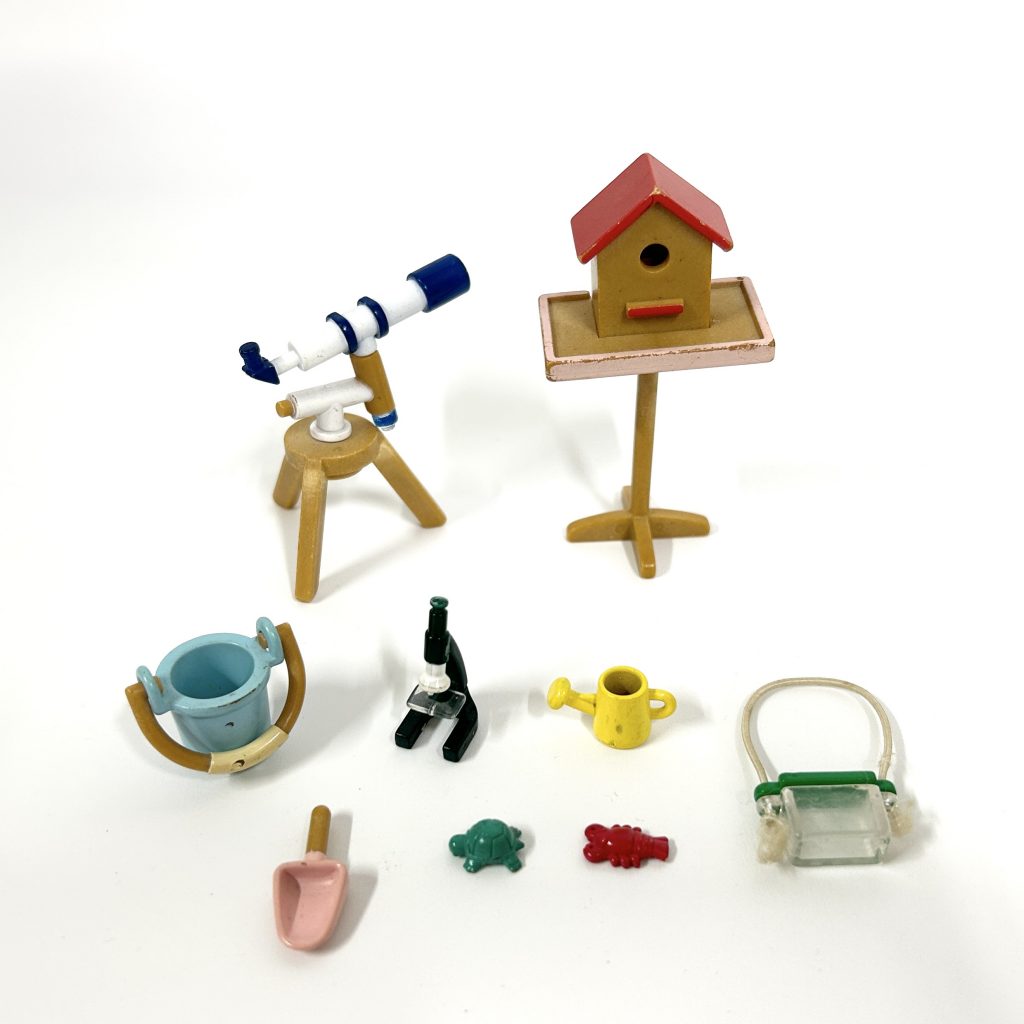 [used] Vintage School Watching Set 1998 S-09 Sylvanian Families Calico Critters