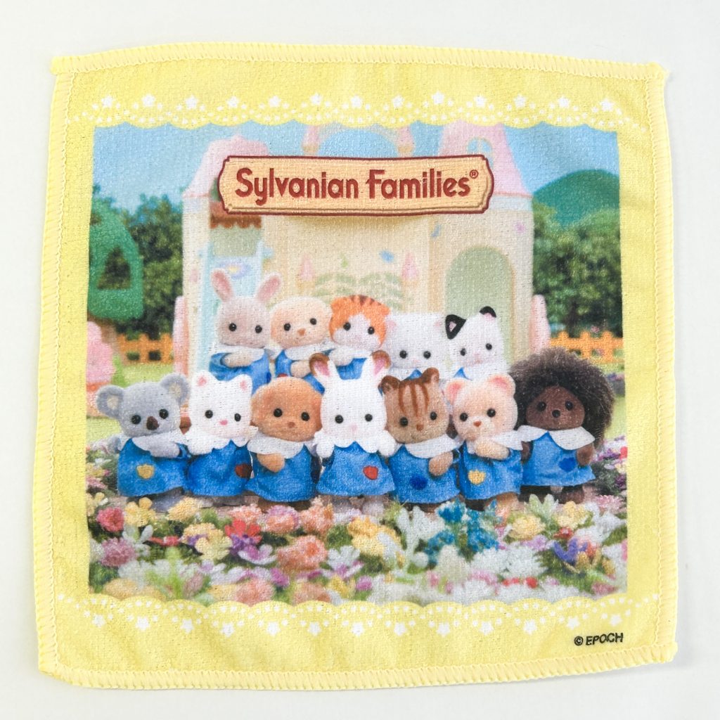 Serviette à main Forêt Nursery 25cm x 25cm Sylvanian Families Calico Critters