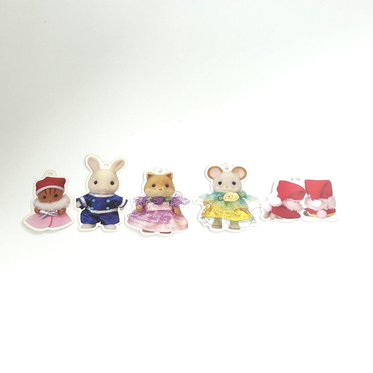 [used] Paper Ornament Set Sylvanian Families Calico Critters