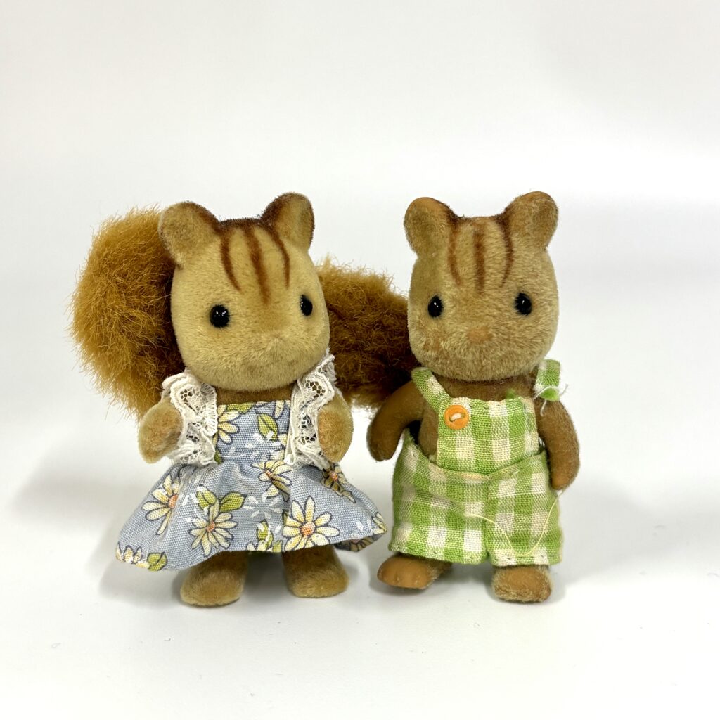 [used] Squirrel Siblings Sylvanian Families Calico Critters