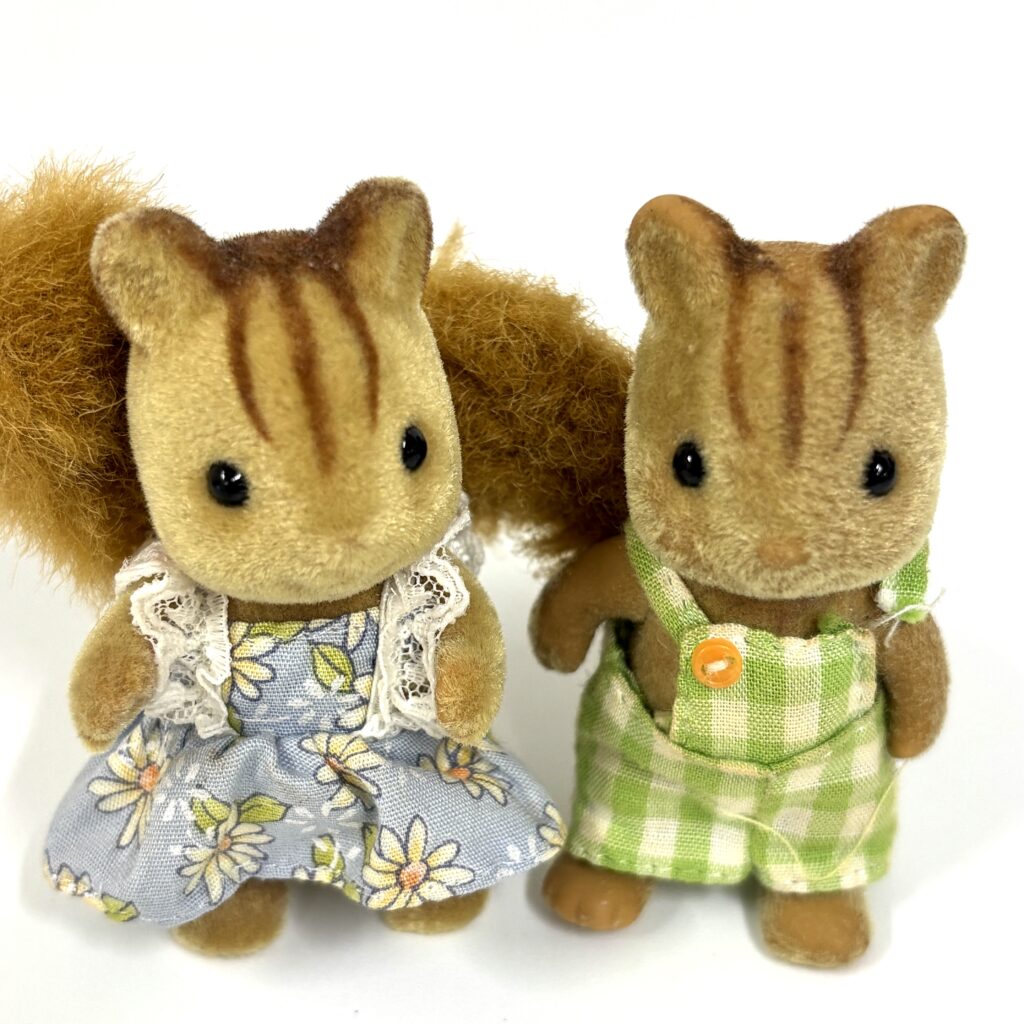 [used] Squirrel Siblings Sylvanian Families Calico Critters