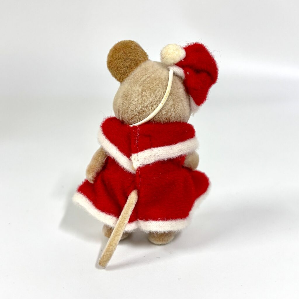 [used] City Mouse Girl Santa Costume Sylvanian Families Calico Critters